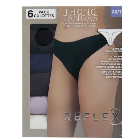 NEW Reflex Seamless Thong Underwear | Brown - Picture 8 of 12